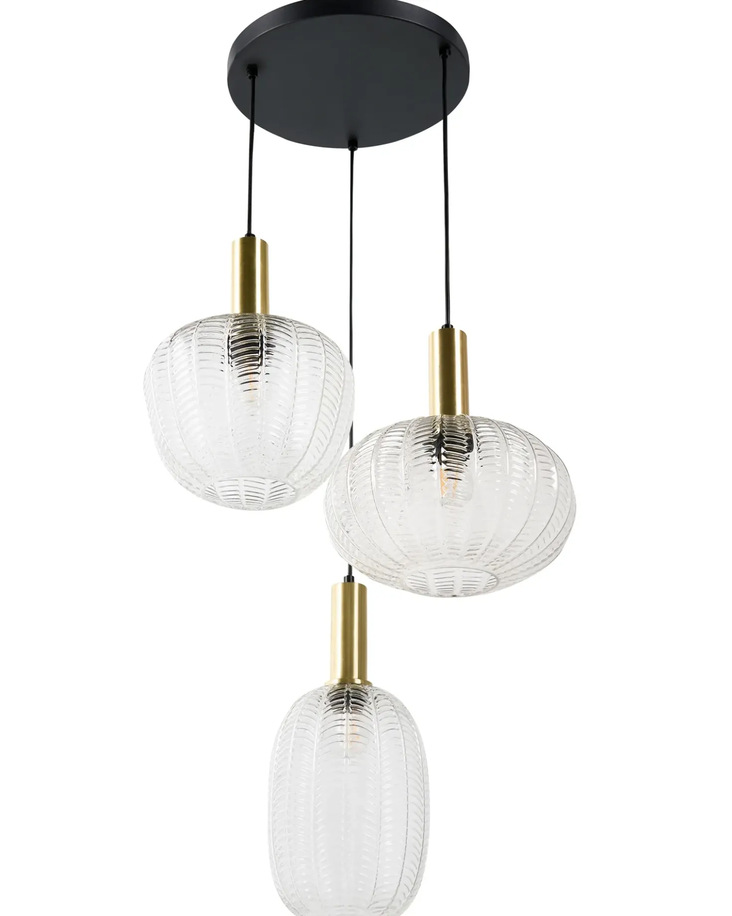 Loftlampe NJORO Glas Transparent