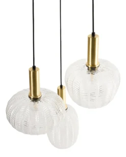Loftlampe NJORO Glas Transparent