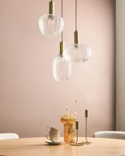 Loftlampe NJORO Glas Transparent