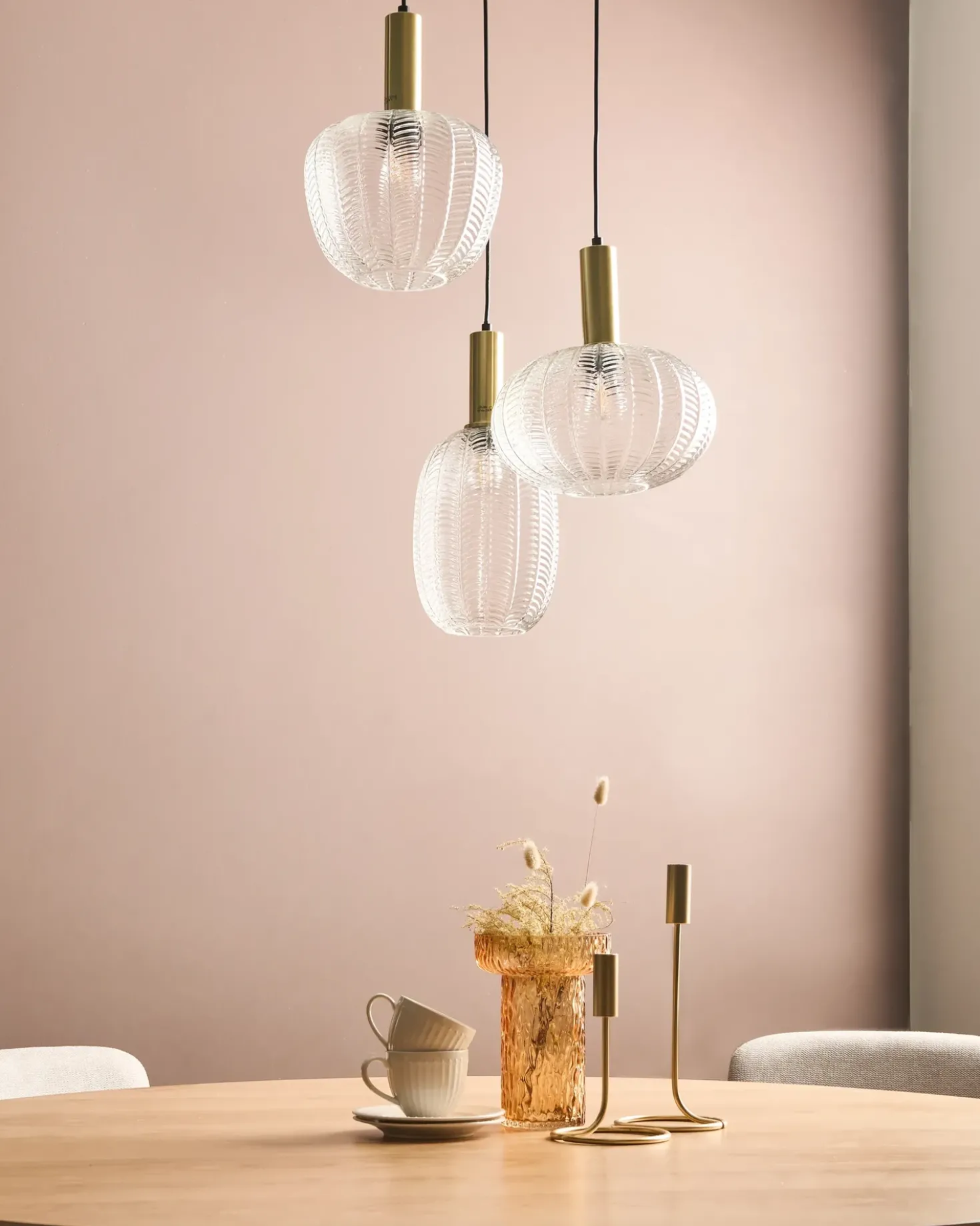 Loftlampe NJORO Glas Transparent