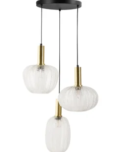 Loftlampe NJORO Glas Transparent