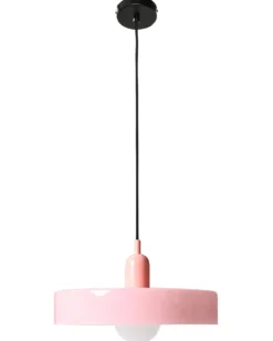 Loftlampe PAALA Glas Lyserød