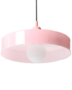 Loftlampe PAALA Glas Lyserød