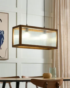 Loftlampe PENNA Mangotræ Brun