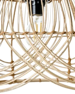 Loftlampe POSTRERO Rattan Naturlig