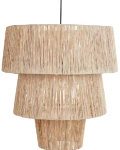 Loftlampe PREMAT Flet Naturlig