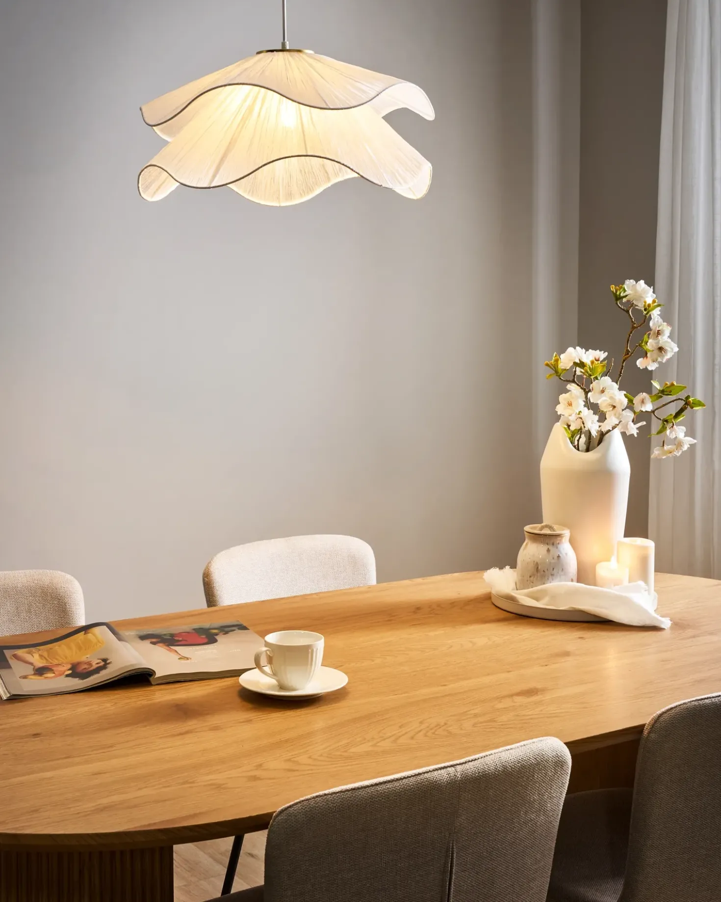 Loftlampe PUNGWE Hvid