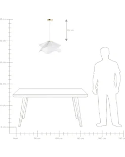 Loftlampe PUNGWE Hvid