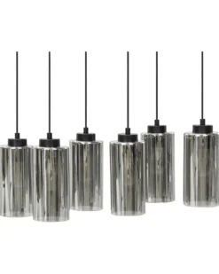 Loftlampe PURIRI Glas Grå