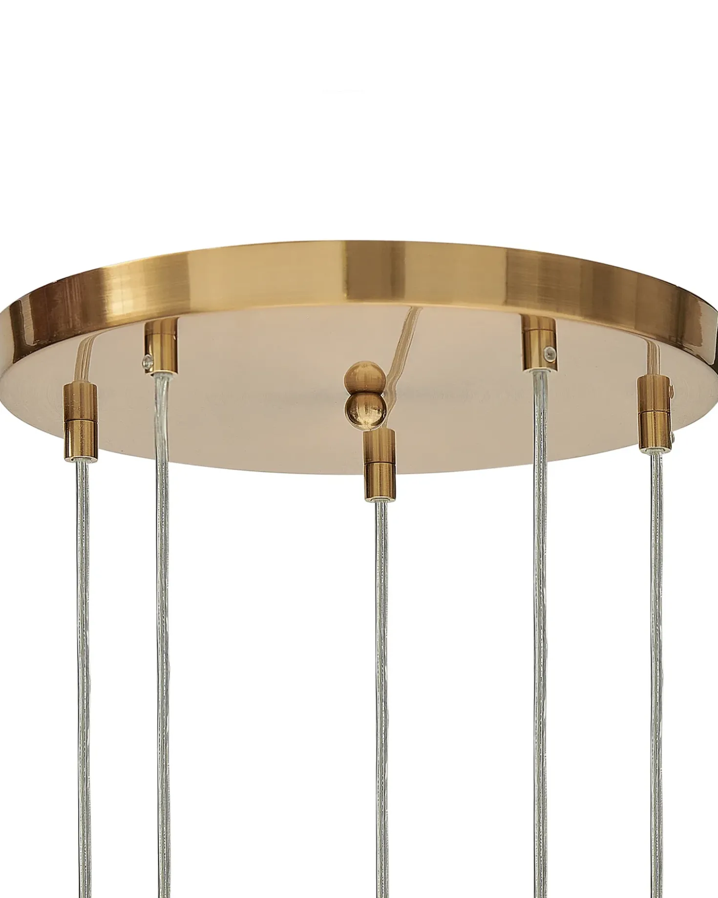 Loftlampe RALFES Glas Messing