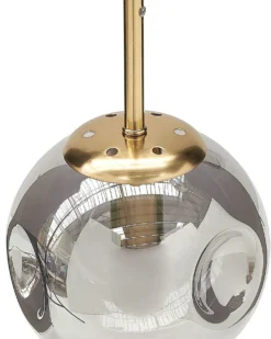 Loftlampe RALFES Glas Messing