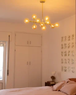 Loftlampe RAMIS Metal Guld
