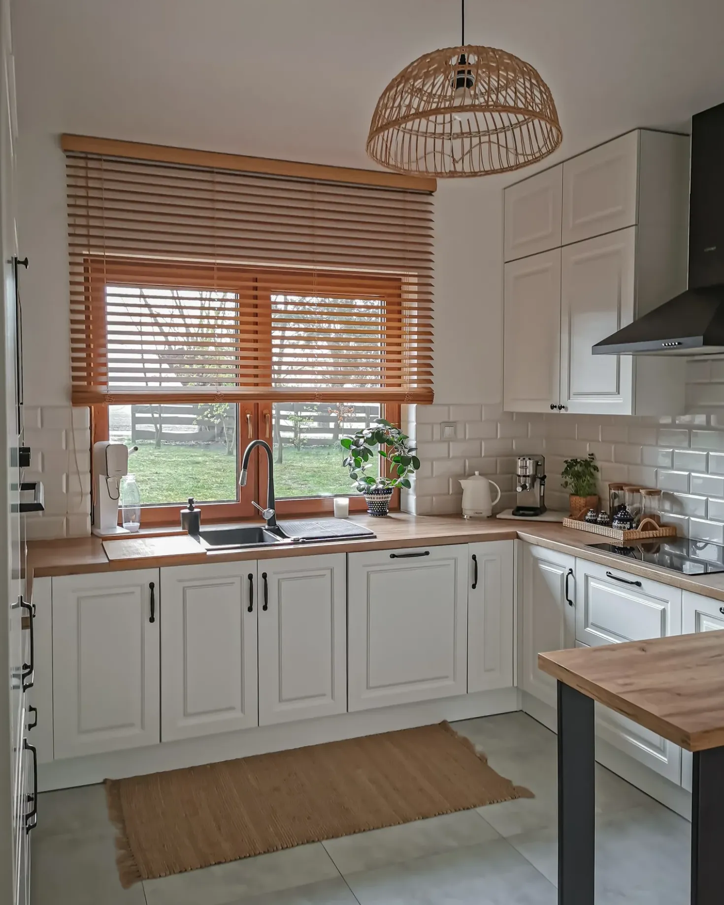 Loftlampe RAVINE Rattan Naturlig