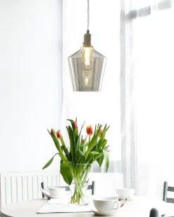 Loftlampe SANTON Glas Guld