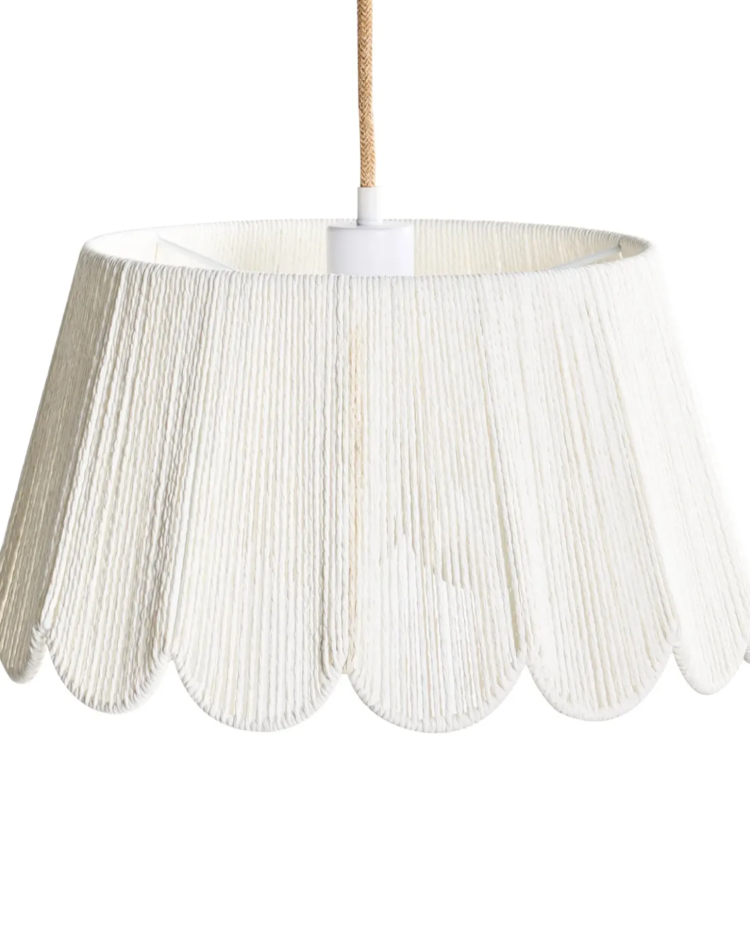 Loftlampe SEBAKWE papirreb Lys Beige