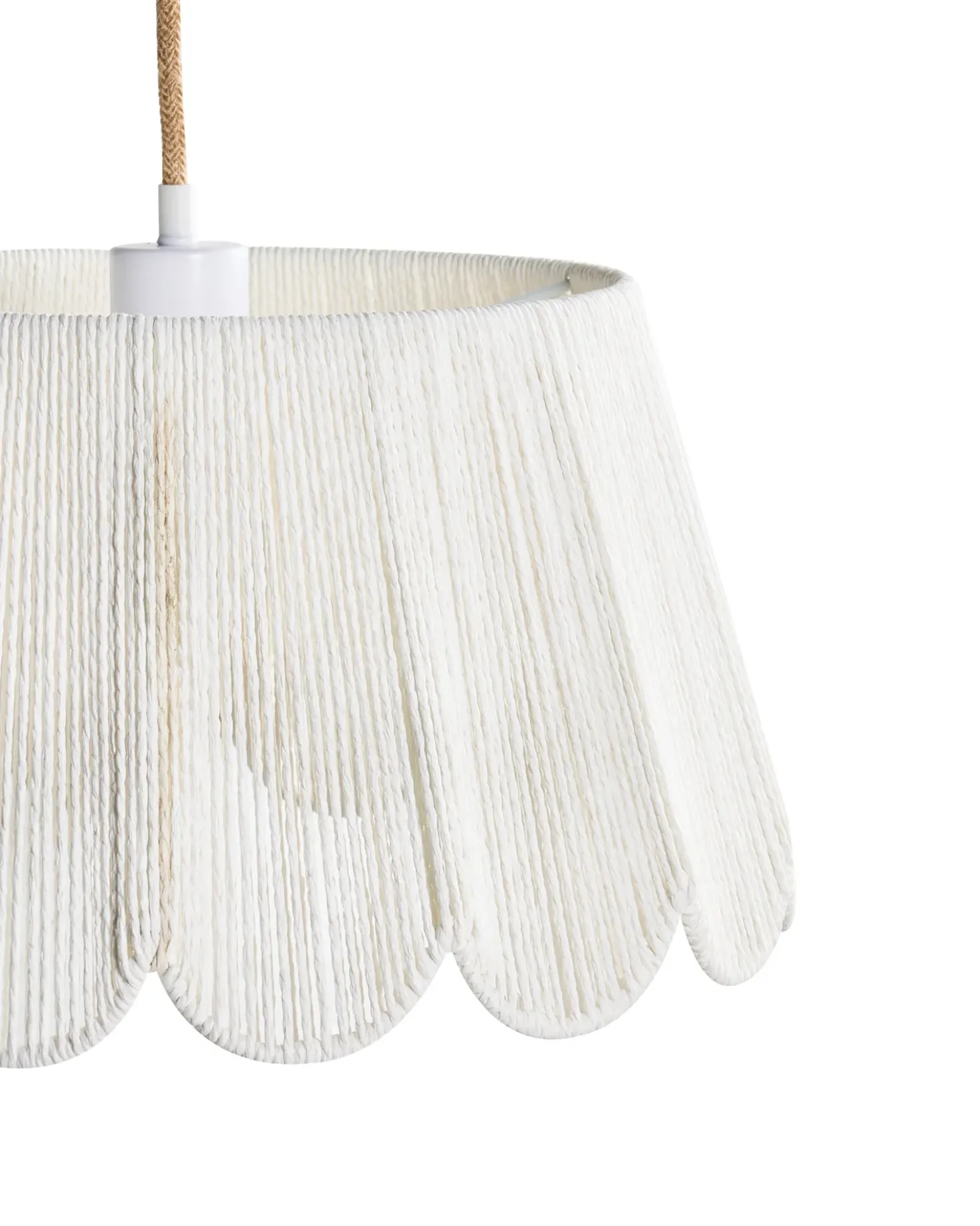 Loftlampe SEBAKWE papirreb Lys Beige