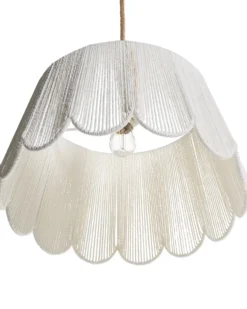 Loftlampe SEBAKWE papirreb Lys Beige