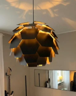 Loftlampe SEGRE L Sort