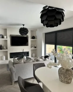 Loftlampe SEGRE L Sort