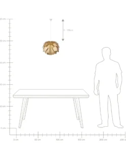 Loftlampe SEGRE S Guld