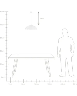 Loftlampe SENIA Metal Hvid
