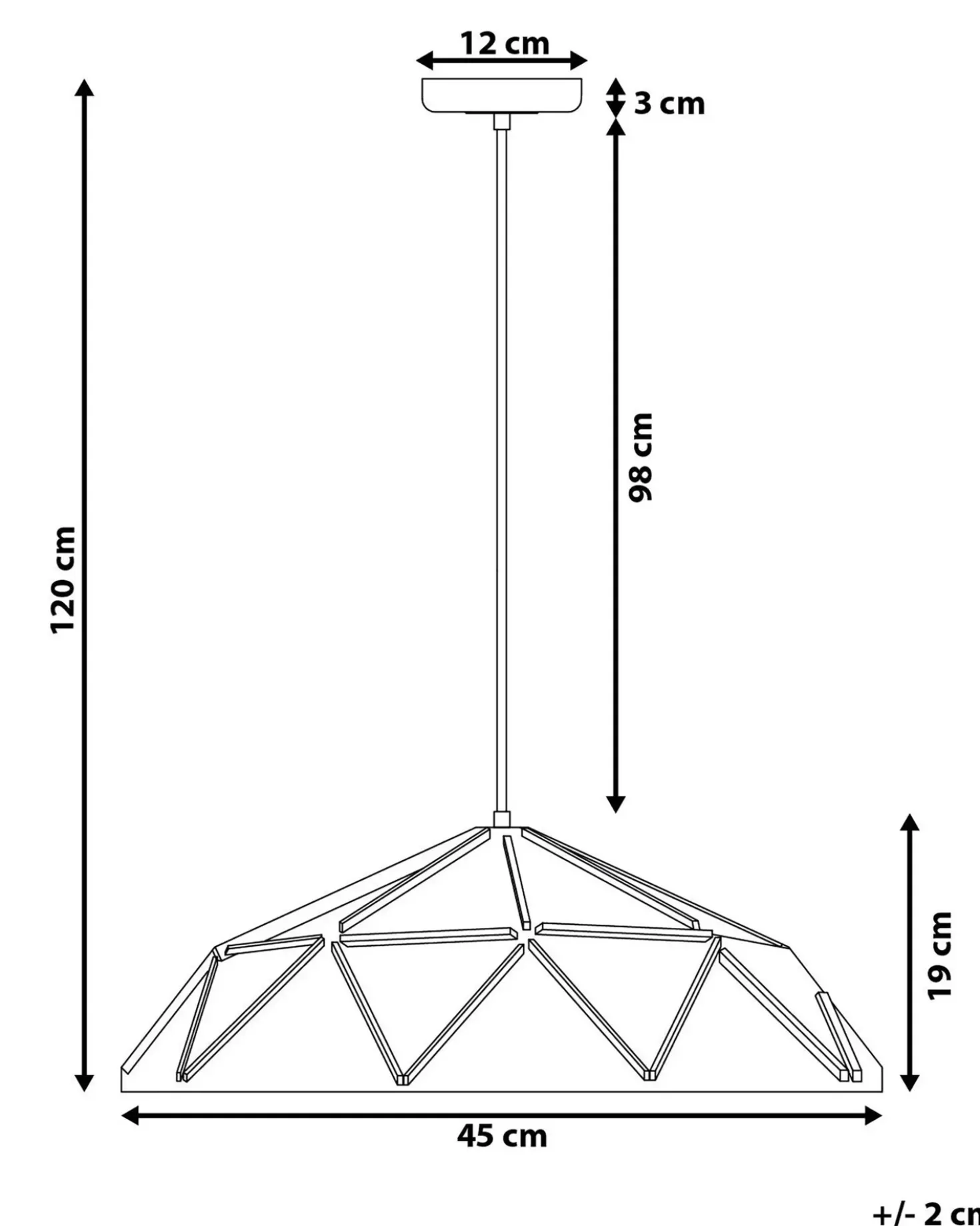 Loftlampe SENIA Metal Turkis