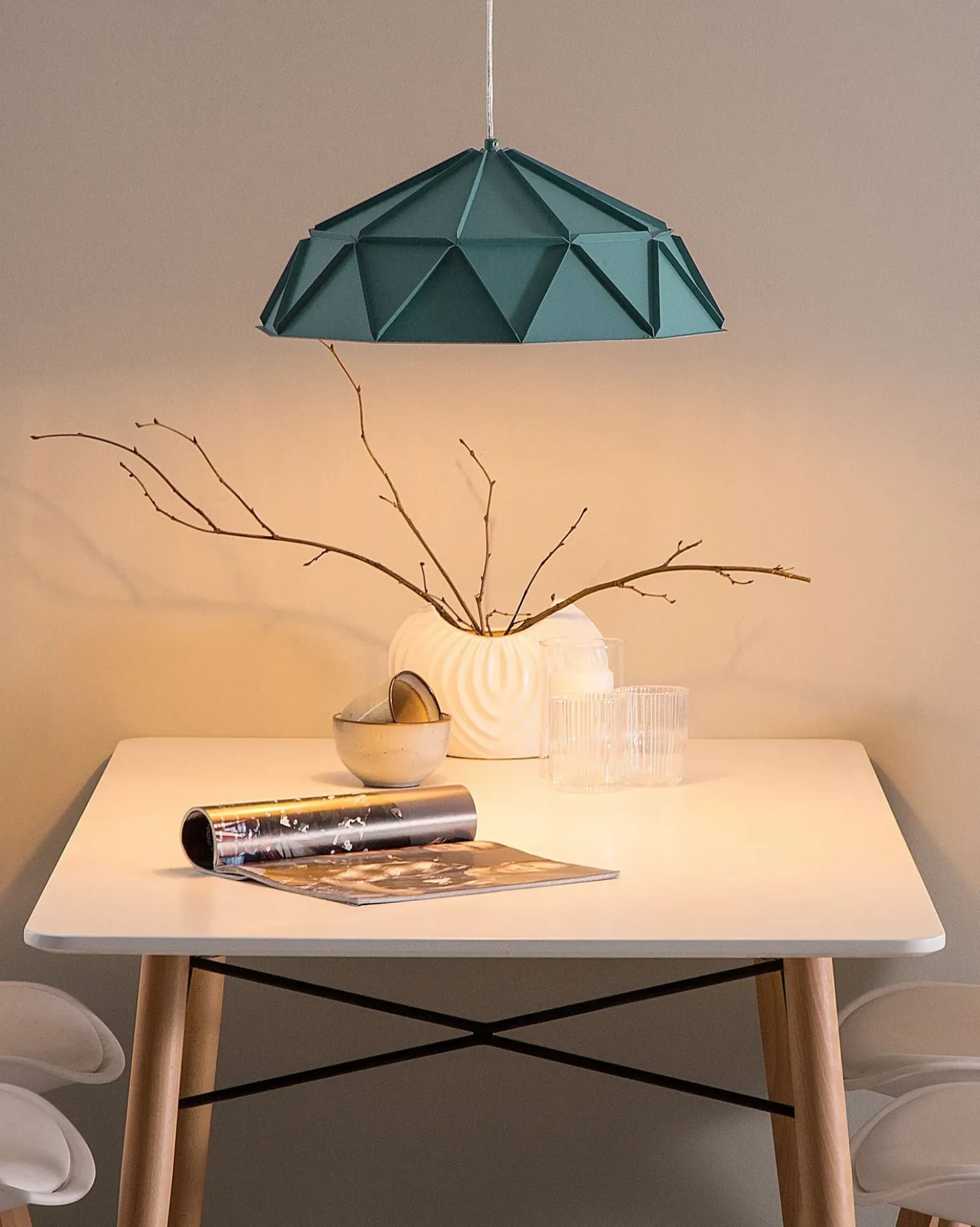 Loftlampe SENIA Metal Turkis