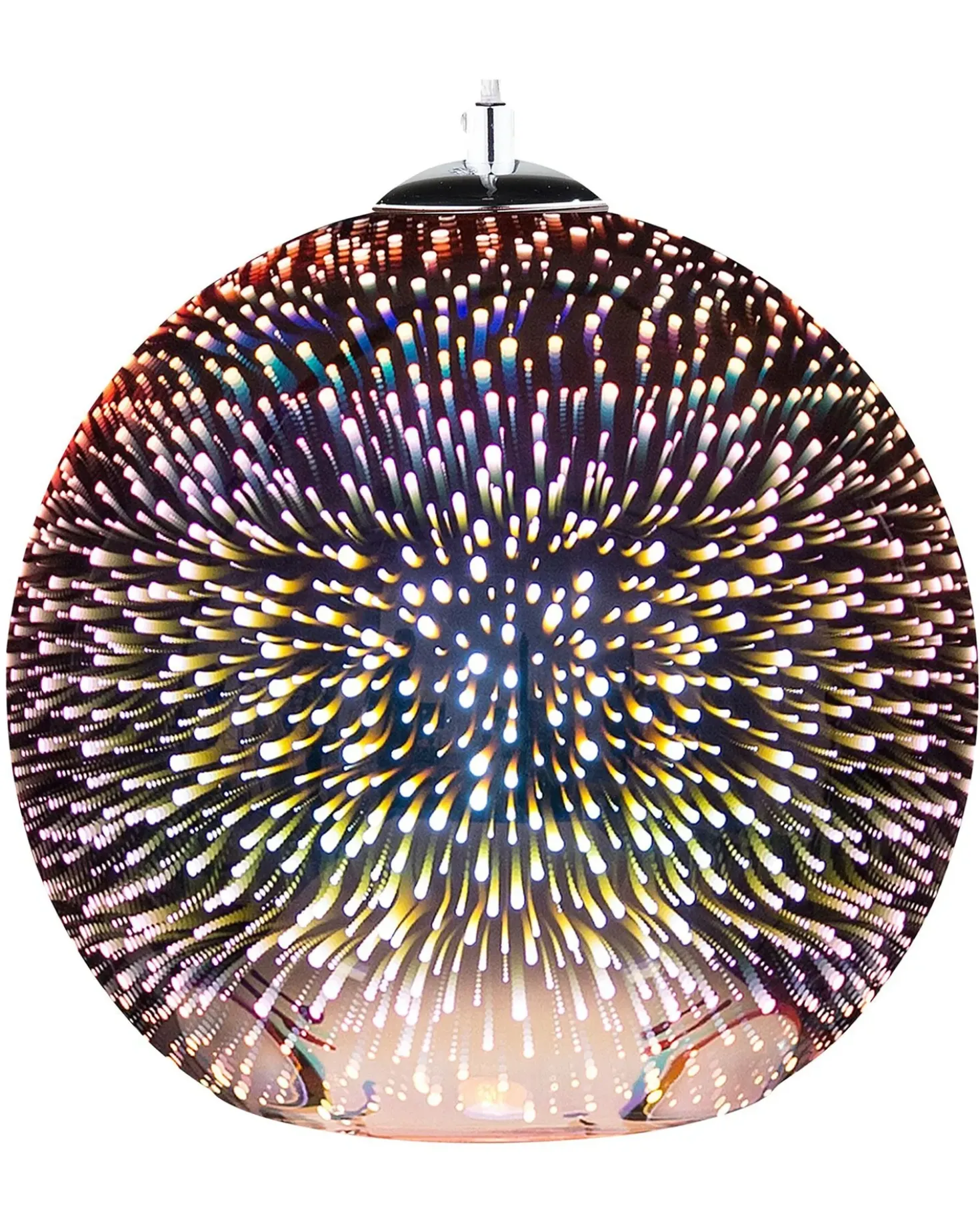 Loftlampe SESSERA Glas Kobber