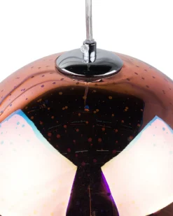 Loftlampe SESSERA Glas Kobber