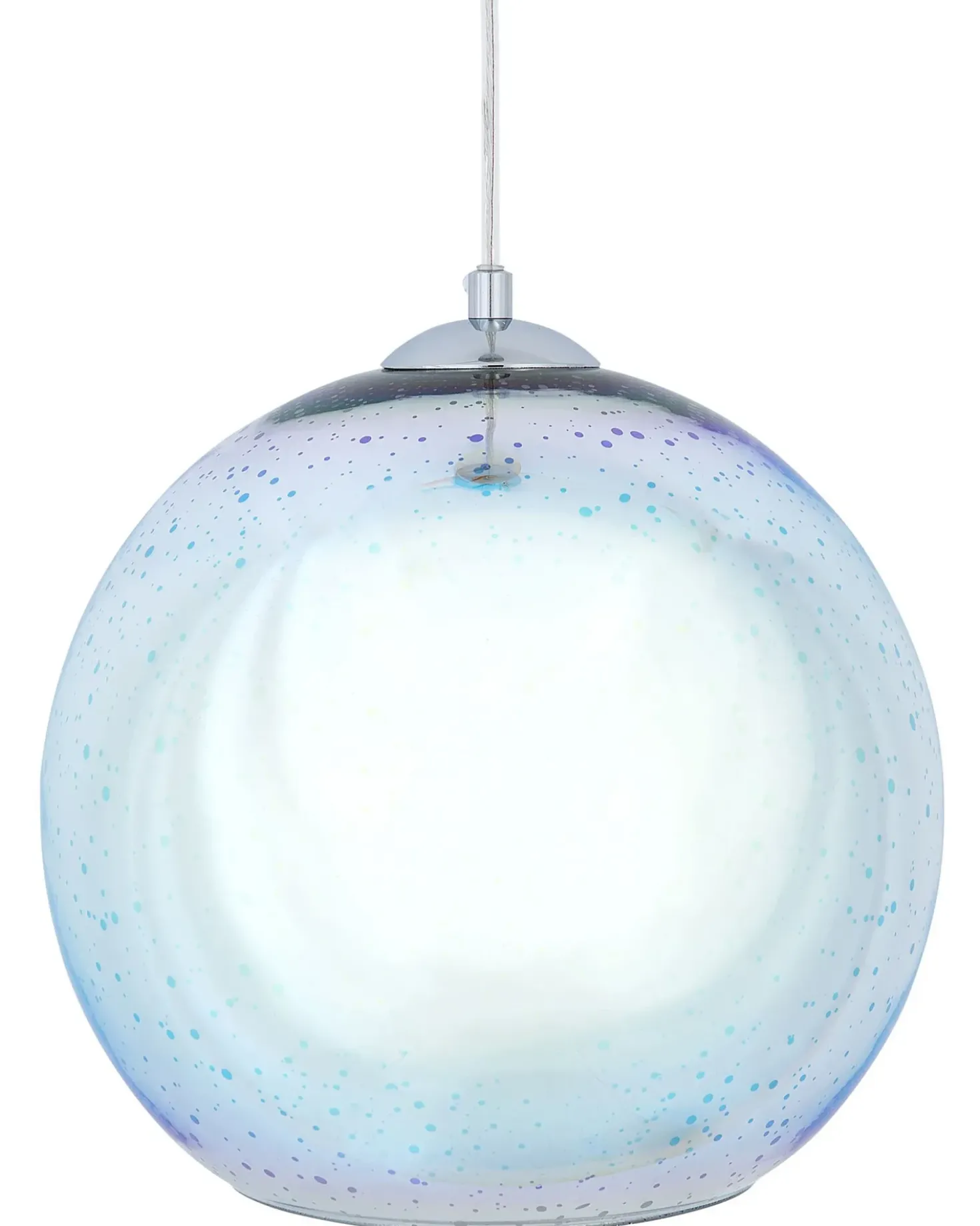 Loftlampe SESSERA Glas Sølv