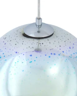 Loftlampe SESSERA Glas Sølv