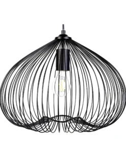 Loftlampe TORDINO Metal Sort