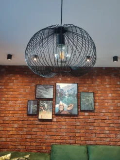 Loftlampe TORDINO Metal Sort