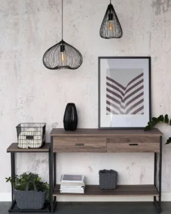 Loftlampe TORDINO Metal Sort