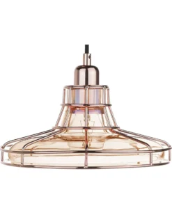 Loftlampe TORRE Glas Kobber
