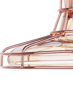 Loftlampe TORRE Glas Kobber