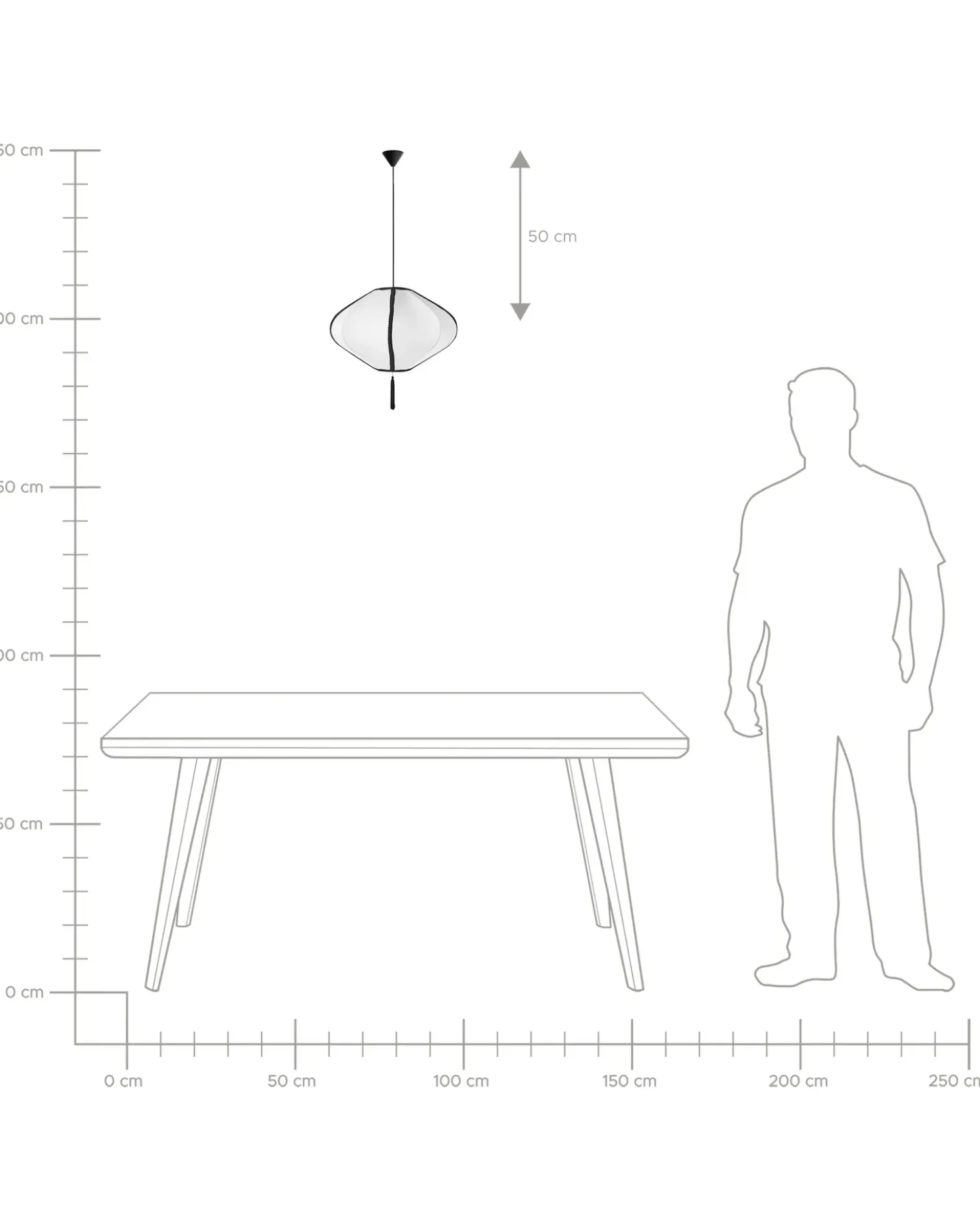 Loftlampe TUCURO Hvid