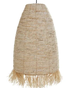 Loftlampe TUTONG Flet Naturlig