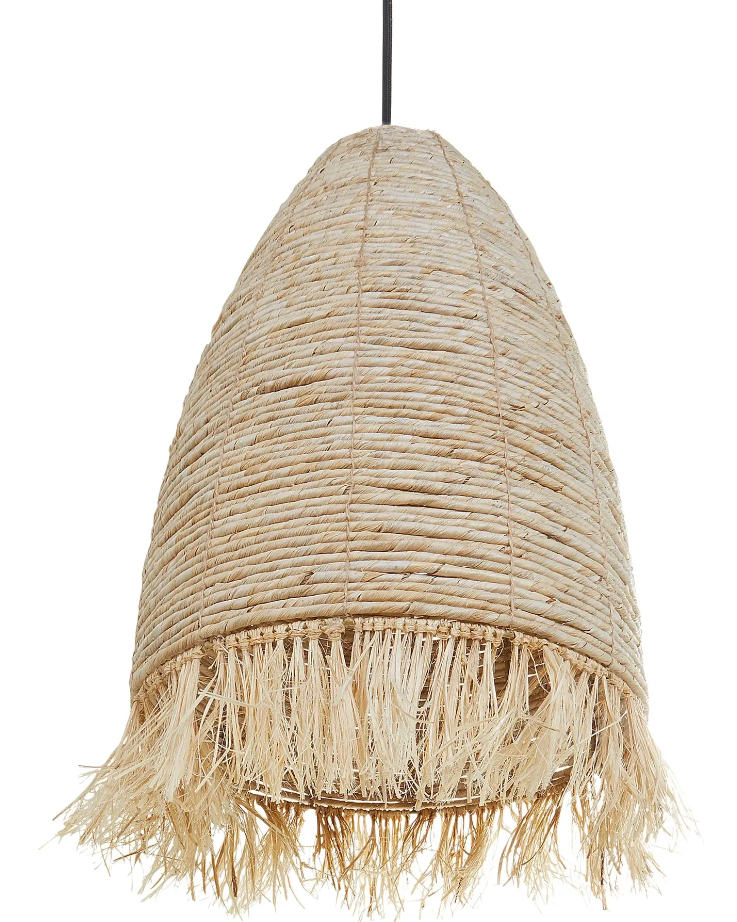 Loftlampe TUTONG Flet Naturlig