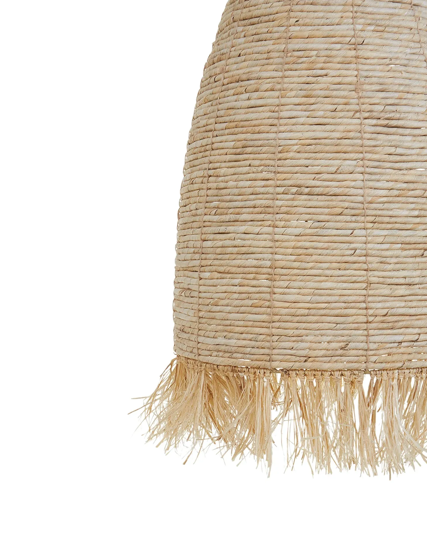 Loftlampe TUTONG Flet Naturlig