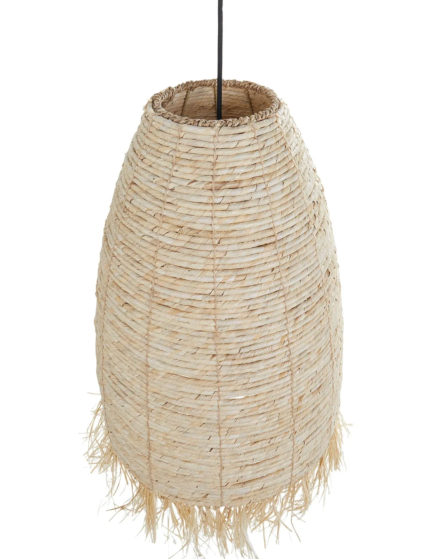 Loftlampe TUTONG Flet Naturlig