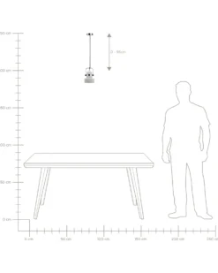 Loftlampe VERDE Beton Grå