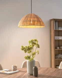Loftlampe WERU Flet Naturlig