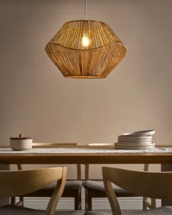 Loftlampe YAMBOU papirreb Naturlig