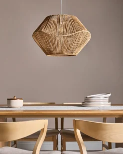 Loftlampe YAMBOU papirreb Naturlig
