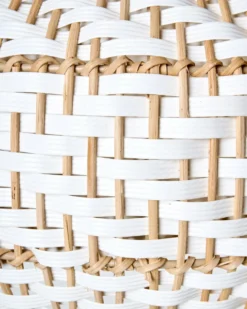 Loftlampe YAUCO Rattan Hvid