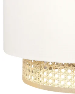 Loftlampe YUMURI Rattan Lys Beige
