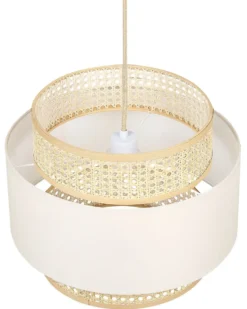 Loftlampe YUMURI Rattan Lys Beige