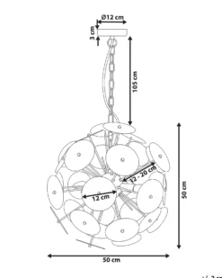 Loftlampe ZAMBEZI Metal Kobber