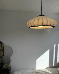 Loftlampe ZULIA Syntetisk materiale Hvid